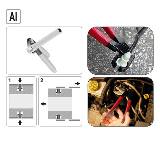 Cleste pentru conducte alimentare combustibil, Yato YT-0608 - YT-0608